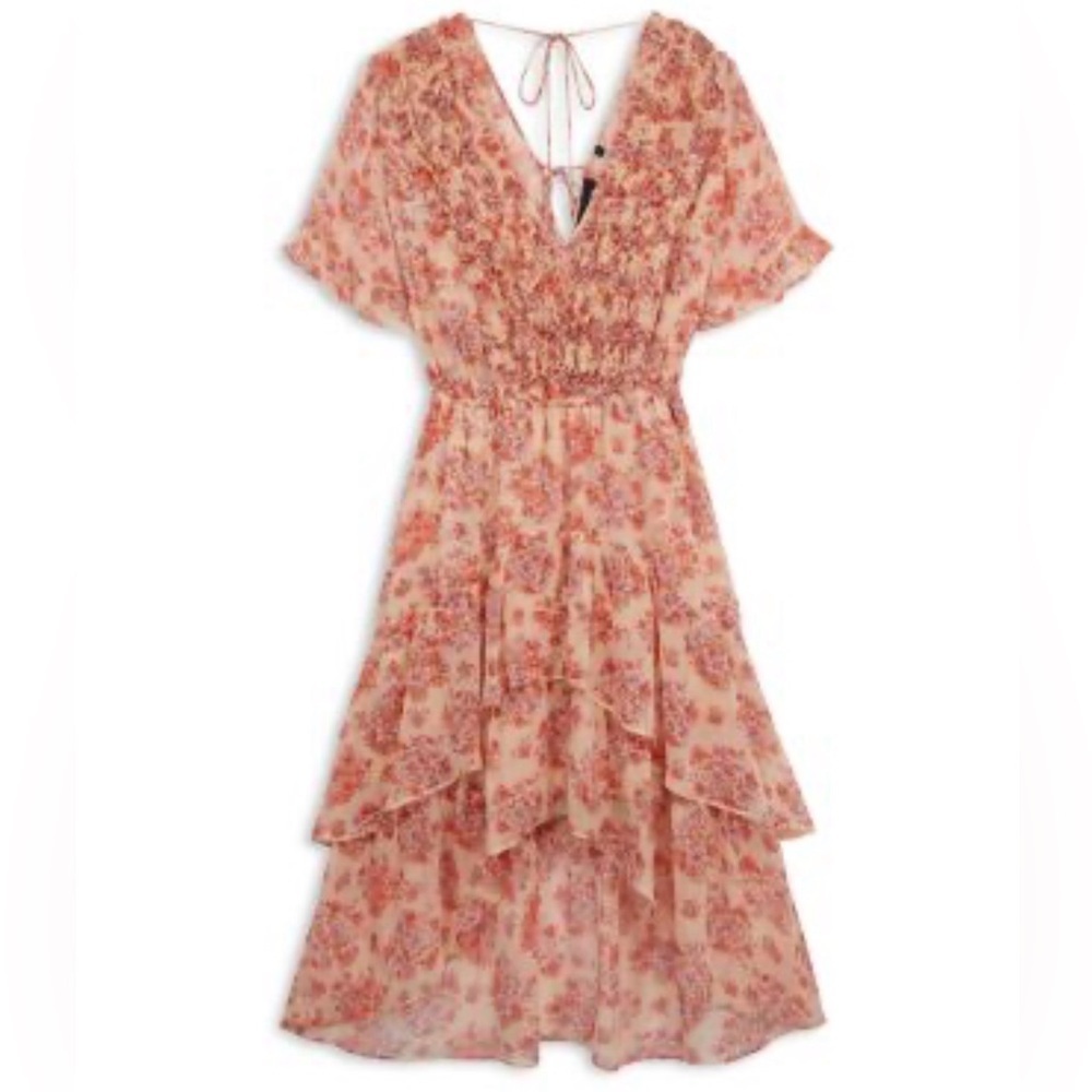 The Kooples vintage flowers muslin ruffle dress